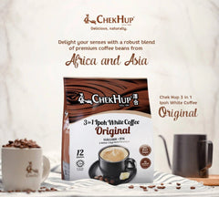 [TRIPLE PACK] CHEK HUP Ipoh White Coffee Original 3 - IN - 1 3 X 12 X 40G (SACHET) - ABSOLUTE MART[TRIPLE PACK] CHEK HUP Ipoh White Coffee Original 3 - IN - 1 3 X 12 X 40G (SACHET)