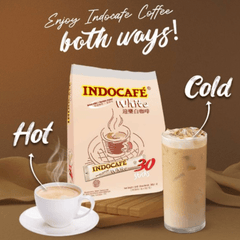 [TRIPLE PACK] INDOCAFE White Coffee 3 Pack X 30 X 12G (SACHET) - ABSOLUTE MART[TRIPLE PACK] INDOCAFE White Coffee 3 Pack X 30 X 12G (SACHET)Instant Coffees & Coffee Granules