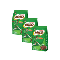 [TRIPLE PACK] NESTLE Milo Powder Refill 400G X 3 (PACKETS) - ABSOLUTE MART[TRIPLE PACK] NESTLE Milo Powder Refill 400G X 3 (PACKETS)Malt Drinks