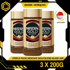 [TRIPLE PACK] NESTLE Nescafe Gold 200G X 3 (GLASS) - ABSOLUTE MART[TRIPLE PACK] NESTLE Nescafe Gold 200G X 3 (GLASS)