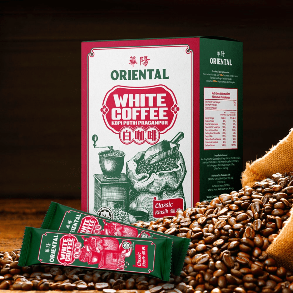 [TRIPLE PACK] ORIENTAL White Coffee Classic 38G X 6S X 3 (SACHET) - ABSOLUTE MART[TRIPLE PACK] ORIENTAL White Coffee Classic 38G X 6S X 3 (SACHET)Instant Coffees & Coffee Granules