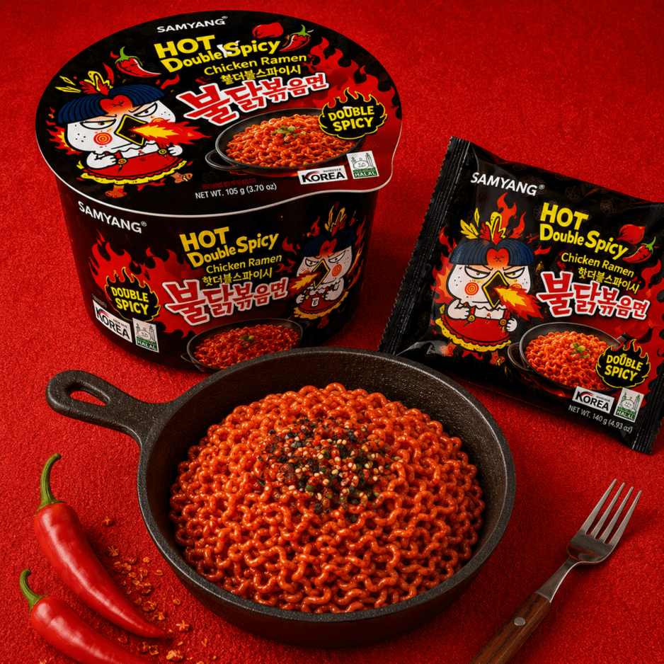 [TRIPLE PACK] SAMYANG Hot Double Spicy Chicken Ramen 105G X 3 (BOWL) - ABSOLUTE MART[TRIPLE PACK] SAMYANG Hot Double Spicy Chicken Ramen 105G X 3 (BOWL)Instant Noodles