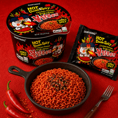 [TRIPLE PACK] SAMYANG Hot Double Spicy Chicken Ramen 105G X 3 (BOWL) - ABSOLUTE MART[TRIPLE PACK] SAMYANG Hot Double Spicy Chicken Ramen 105G X 3 (BOWL)Instant Noodles