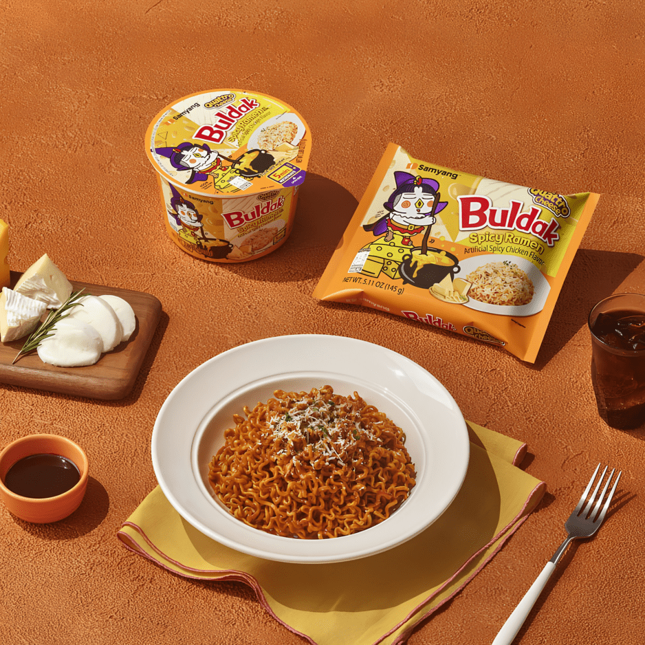 [TRIPLE PACK] SAMYANG Hot Quattro Cheese Chicken Ramen 105G X 3 (BOWL) - ABSOLUTE MART[TRIPLE PACK] SAMYANG Hot Quattro Cheese Chicken Ramen 105G X 3 (BOWL)Instant Noodles