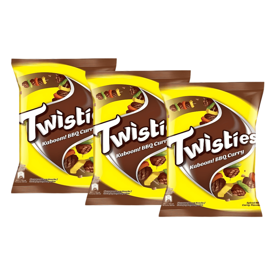 [TRIPLE PACK] TWISTIES BBQ Curry 140G X 3 (PACKETS) - ABSOLUTE MART[TRIPLE PACK] TWISTIES BBQ Curry 140G X 3 (PACKETS)Corn Chips