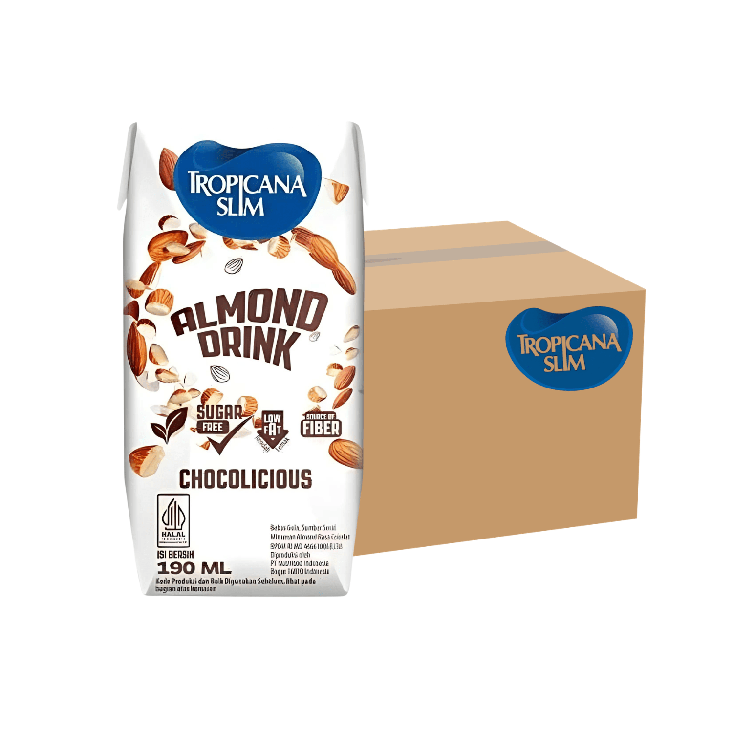 TROPICANA SLIM Almond Chocolate 190ML X 24 (TETRA) - ABSOLUTE MARTTROPICANA SLIM Almond Chocolate 190ML X 24 (TETRA)Dairy Milk