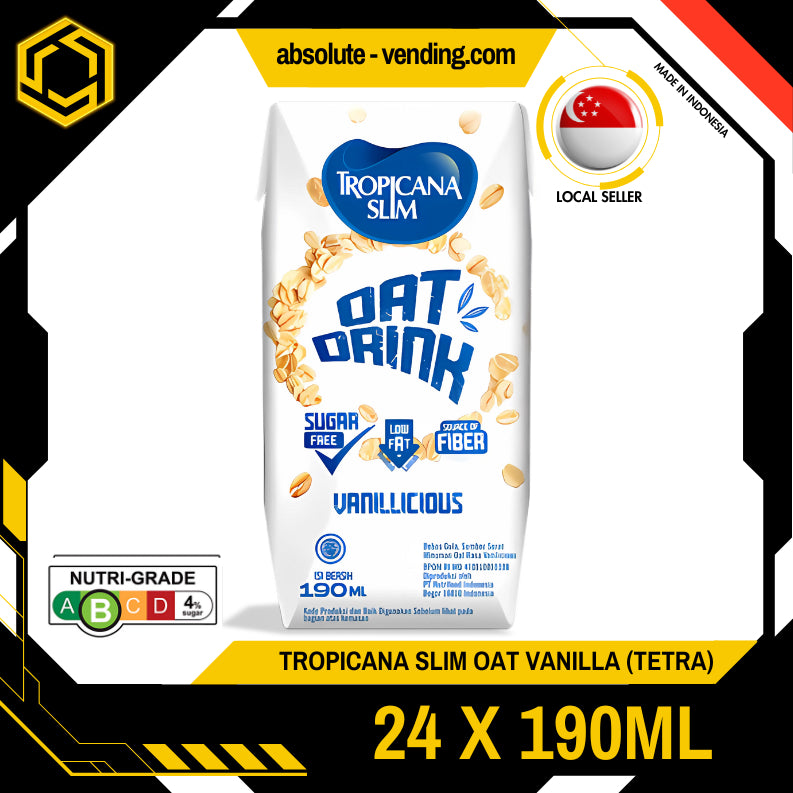 TROPICANA SLIM Oat Vanilla 190ML X 24 (TETRA)