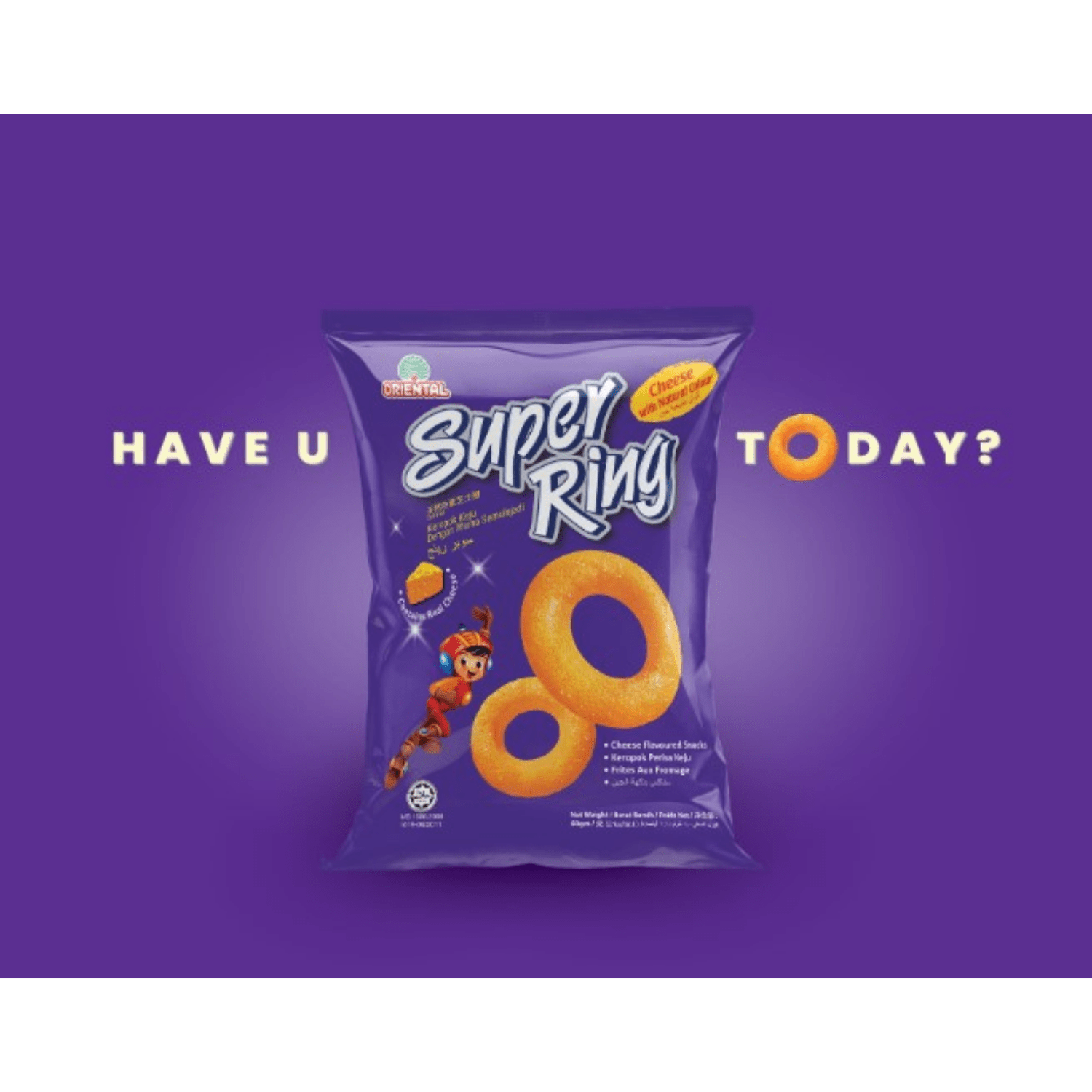 [TWIN BUNDLE] ORIENTAL Super Rings 2 X 30 X 14G (PACKETS) - ABSOLUTE MART[TWIN BUNDLE] ORIENTAL Super Rings 2 X 30 X 14G (PACKETS)Puffed Snacks