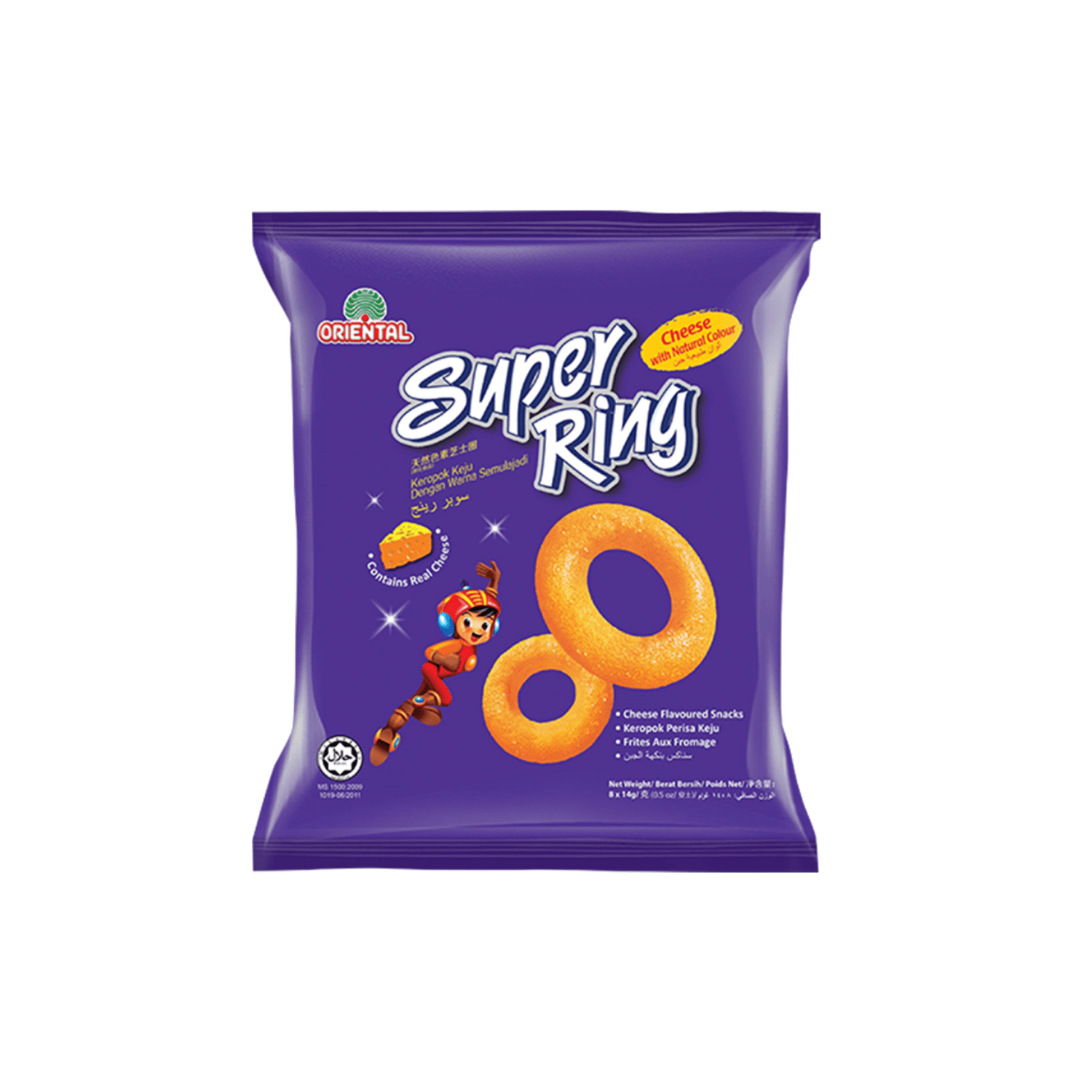 [TWIN BUNDLE] ORIENTAL Super Rings 2 X 30 X 14G (PACKETS) - ABSOLUTE MART[TWIN BUNDLE] ORIENTAL Super Rings 2 X 30 X 14G (PACKETS)Puffed Snacks