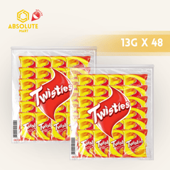 [TWIN BUNDLE] TWISTIES Cheddar Cheese 13G X 24 X 2 (PACKETS) - ABSOLUTE MART[TWIN BUNDLE] TWISTIES Cheddar Cheese 13G X 24 X 2 (PACKETS)Corn Chips