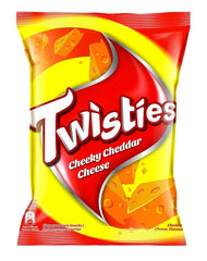 [TWIN BUNDLE] TWISTIES Cheeky Cheddar Cheese 60G X 10 X 2 (PACKETS) - ABSOLUTE MART[TWIN BUNDLE] TWISTIES Cheeky Cheddar Cheese 60G X 10 X 2 (PACKETS)