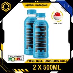 [TWIN PACK] PRIME HYDRATION Blue Raspberry 500ML X 2 (BOTTLE) (New Stock) - ABSOLUTE MART[TWIN PACK] PRIME HYDRATION Blue Raspberry 500ML X 2 (BOTTLE) (New Stock)