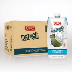 UFC Refresh 100% Coconut Water 500ML X 12 (TETRA) - ABSOLUTE MARTUFC Refresh 100% Coconut Water 500ML X 12 (TETRA)Coconut Water