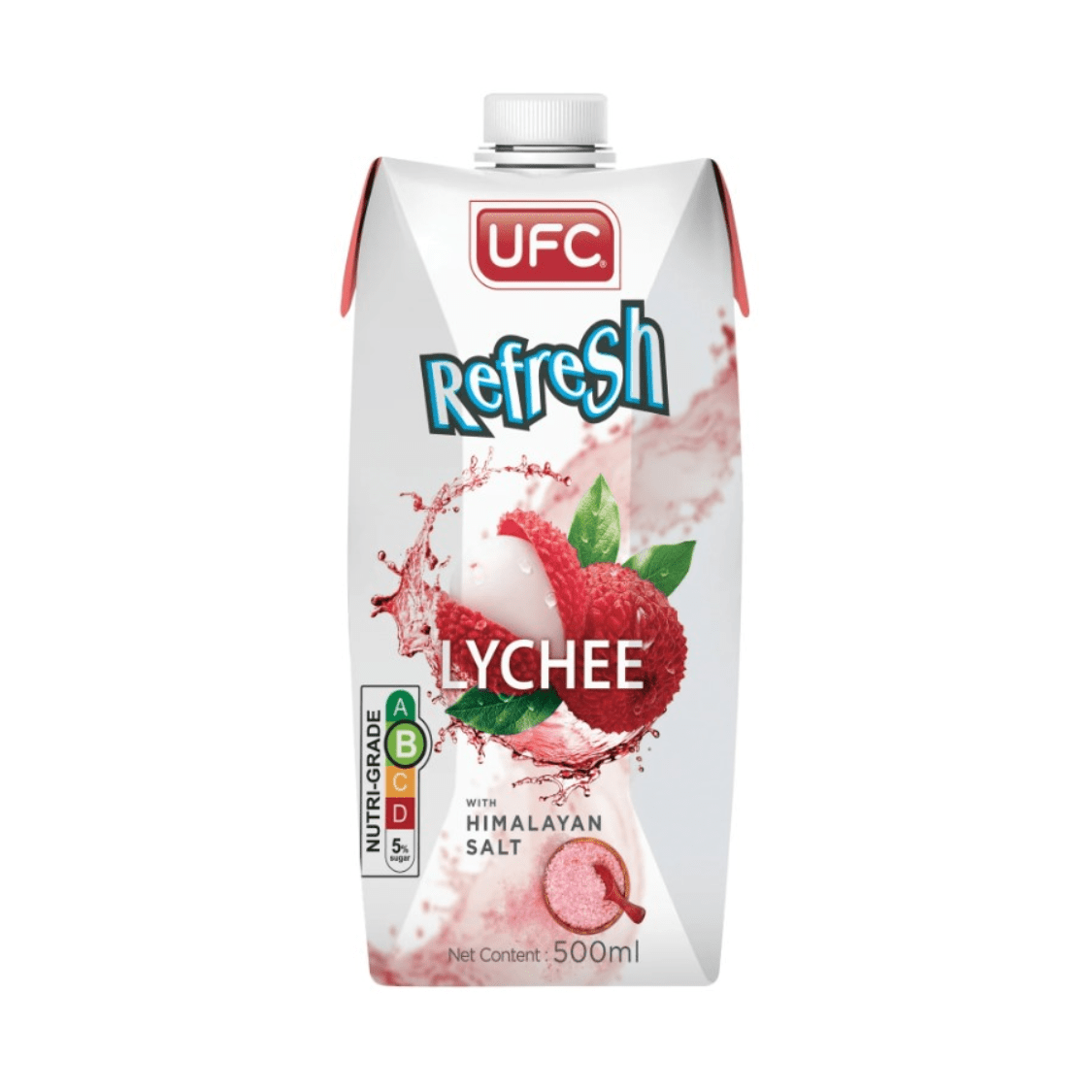 UFC Refresh Lychee Himalayan Salt 500ML X 12 (TETRA) - ABSOLUTE MARTUFC Refresh Lychee Himalayan Salt 500ML X 12 (TETRA)Coconut Water