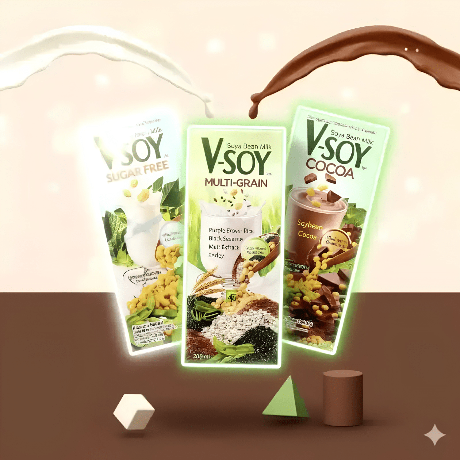 V-SOY Milk Multi Chocolate 200ML X 48 (TETRA) - ABSOLUTE MARTV-SOY Milk Multi Chocolate 200ML X 48 (TETRA)Soy & Almond Milk