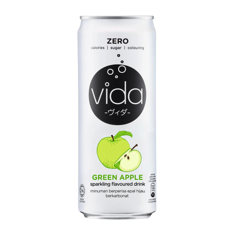 VIDA Zero Sparkling Green Apple 325ML X 24 (CAN) - ABSOLUTE MARTVIDA Zero Sparkling Green Apple 325ML X 24 (CAN)