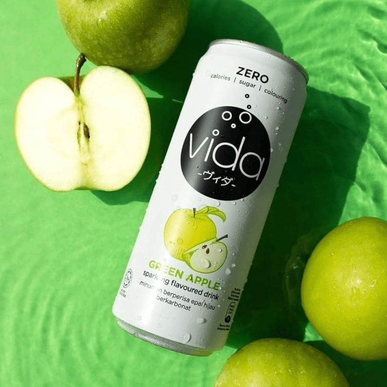 VIDA Zero Sparkling Green Apple 325ML X 24 (CAN) - ABSOLUTE MARTVIDA Zero Sparkling Green Apple 325ML X 24 (CAN)