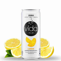 VIDA Zero Sparkling Lemon 325ML X 24 (CAN) - ABSOLUTE MARTVIDA Zero Sparkling Lemon 325ML X 24 (CAN)