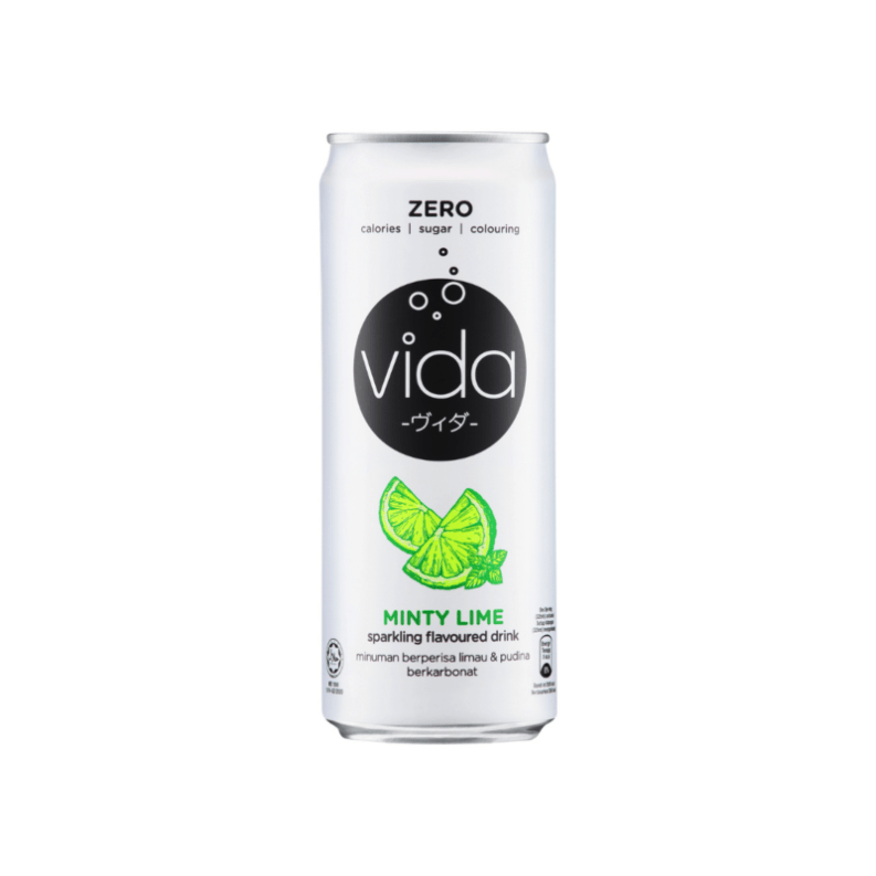 VIDA Zero Sparkling Minty Lime 325ML X 24 (CAN) - ABSOLUTE MARTVIDA Zero Sparkling Minty Lime 325ML X 24 (CAN)