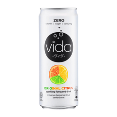 VIDA Zero Sparkling Original Citrus 325ML X 24 (CAN) - ABSOLUTE MARTVIDA Zero Sparkling Original Citrus 325ML X 24 (CAN)