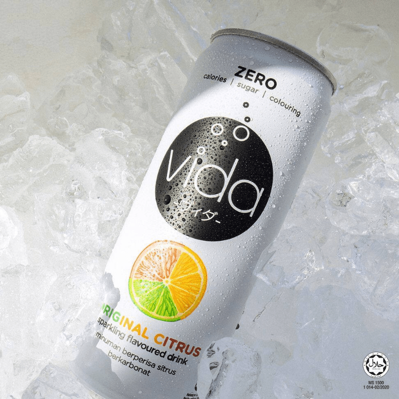 VIDA Zero Sparkling Original Citrus 325ML X 24 (CAN) - ABSOLUTE MARTVIDA Zero Sparkling Original Citrus 325ML X 24 (CAN)