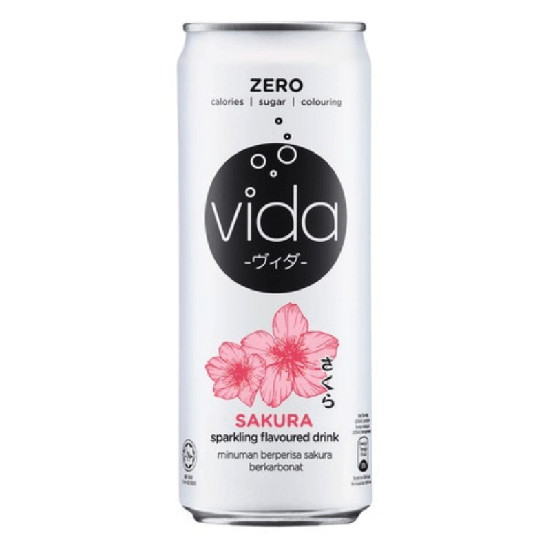 VIDA Zero Sparkling Sakura 325ML X 24 (CAN) - ABSOLUTE MARTVIDA Zero Sparkling Sakura 325ML X 24 (CAN)