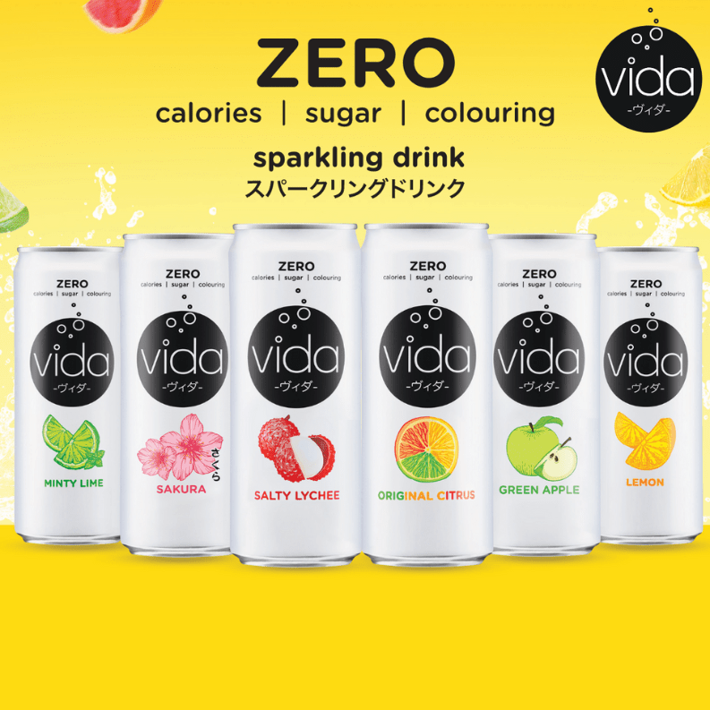VIDA Zero Sparkling Sakura 325ML X 24 (CAN) - ABSOLUTE MARTVIDA Zero Sparkling Sakura 325ML X 24 (CAN)