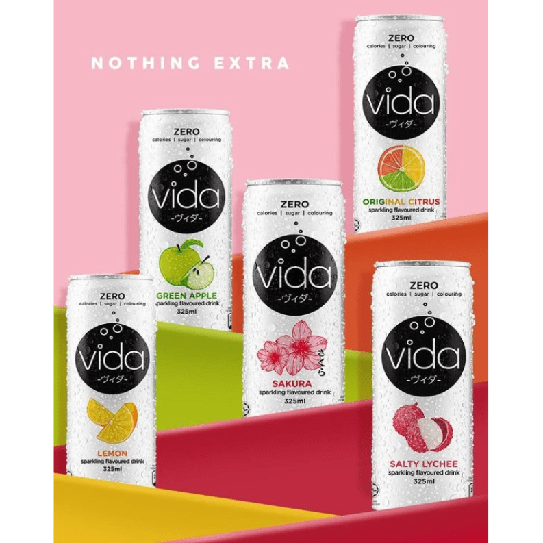 VIDA Zero Sparkling Sakura 325ML X 24 (CAN) - ABSOLUTE MARTVIDA Zero Sparkling Sakura 325ML X 24 (CAN)