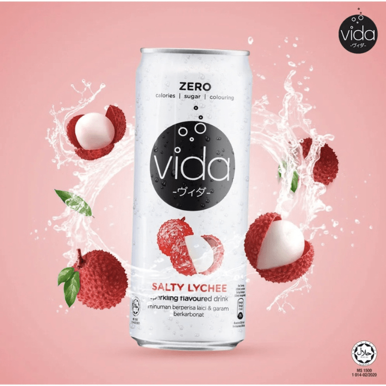 VIDA Zero Sparkling Salty Lychee 325ML X 24 (CAN) - ABSOLUTE MARTVIDA Zero Sparkling Salty Lychee 325ML X 24 (CAN)