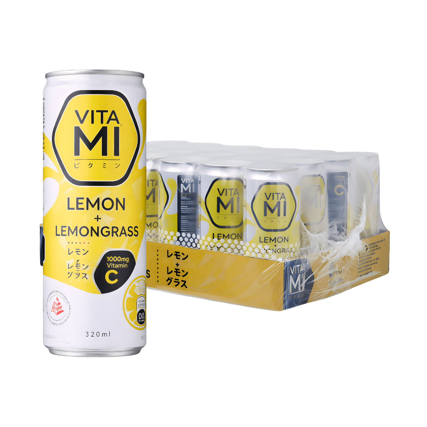 VITAMI Lemon & Lemongrass Vitamin Sparkling Drink 320ML X 24 (CAN) - ABSOLUTE MARTVITAMI Lemon & Lemongrass Vitamin Sparkling Drink 320ML X 24 (CAN)Flavoured Sparkling Drinks