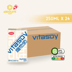 VITASOY Original Soy Drink 250ML X 24 (TETRA) - ABSOLUTE MARTVITASOY Original Soy Drink 250ML X 24 (TETRA)Soy & Almond Milk