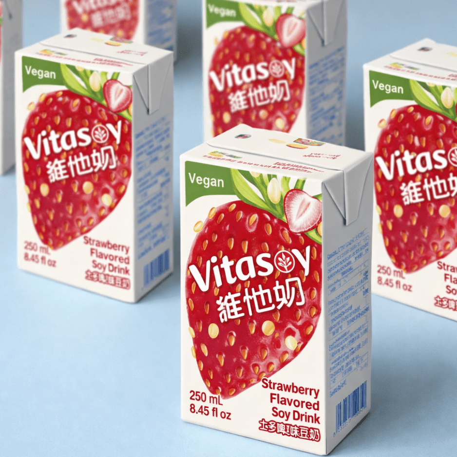 VITASOY Strawberry Soy Drink 250ML X 24 (TETRA) - ABSOLUTE MARTVITASOY Strawberry Soy Drink 250ML X 24 (TETRA)Soy & Almond Milk