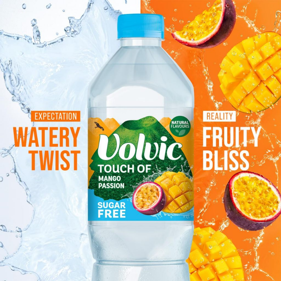 VOLVIC Mango Passionfruit Sugar Free 500ML X 12 (BOTTLE) - ABSOLUTE MARTVOLVIC Mango Passionfruit Sugar Free 500ML X 12 (BOTTLE)Still Water