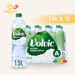 VOLVIC Mineral Water 1.5L X 12 (BOTTLE) - ABSOLUTE MARTVOLVIC Mineral Water 1.5L X 12 (BOTTLE)Still Water