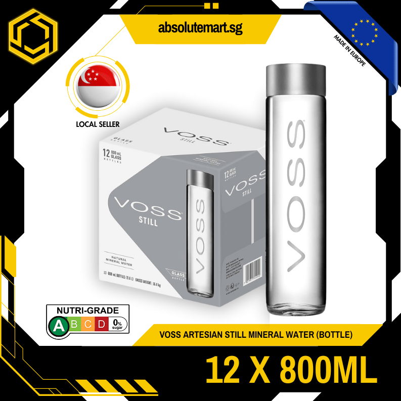 VOSS Artesian Still Mineral Water 800ML X 12 (GLASS) - ABSOLUTE MARTVOSS Artesian Still Mineral Water 800ML X 12 (GLASS)