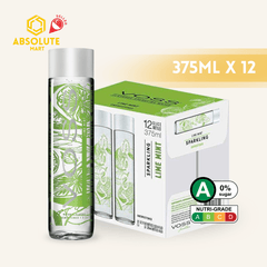 VOSS Lime & Mint Natural Sparkling Water SUGAR FREE 375ML X 12 (GLASS) - ABSOLUTE MARTVOSS Lime & Mint Natural Sparkling Water SUGAR FREE 375ML X 12 (GLASS)Flavoured Sparkling Drinks