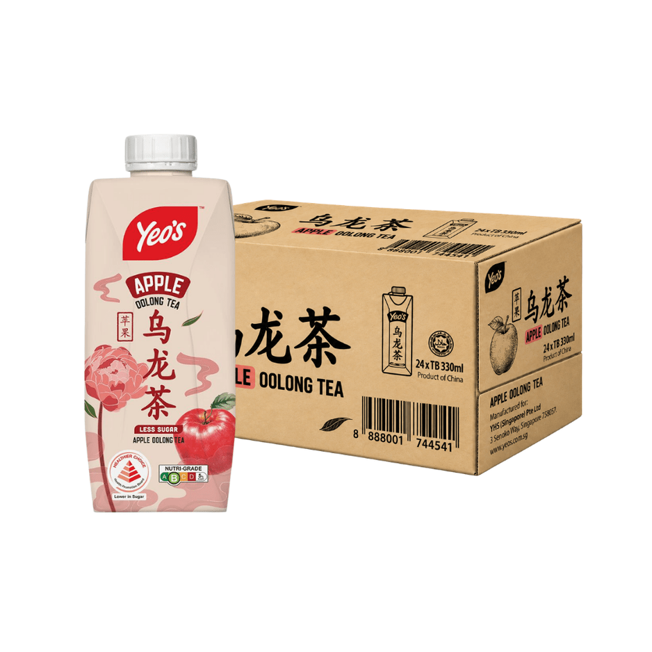 YEO'S Apple Oolong Tea 330ML X 24 (TETRA) - ABSOLUTE MARTYEO'S Apple Oolong Tea 330ML X 24 (TETRA)Flavoured & Milk Tea