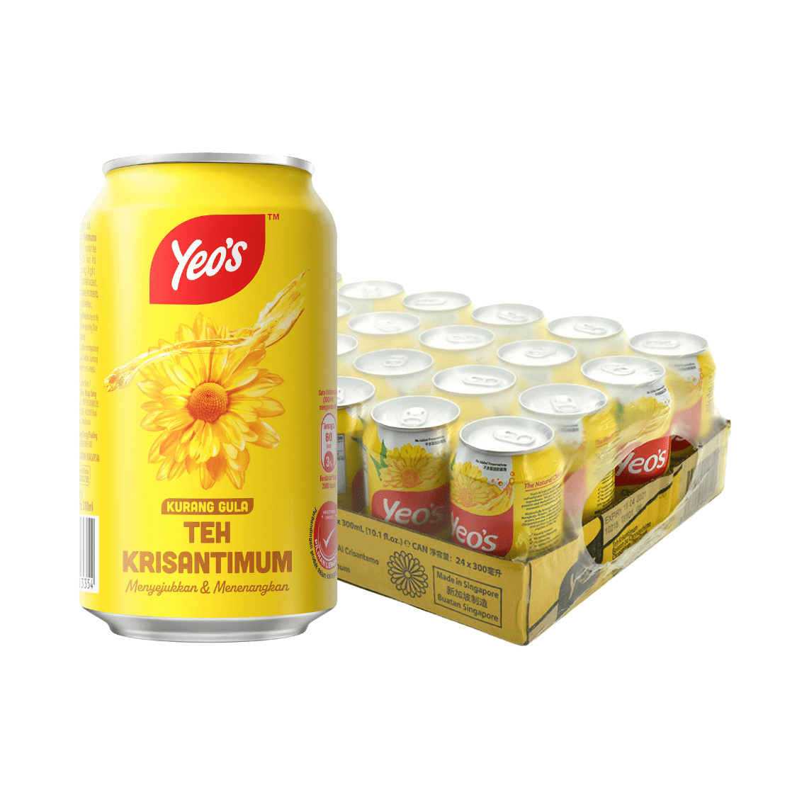 YEO'S Chrysanthemum Tea 300ML X 24 (CAN) - ABSOLUTE MARTYEO'S Chrysanthemum Tea 300ML X 24 (CAN)Flavoured & Milk Tea
