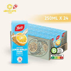 YEO'S Lemon Barley 250ML X 24 (TETRA) - ABSOLUTE MARTYEO'S Lemon Barley 250ML X 24 (TETRA)Fruit Drinks