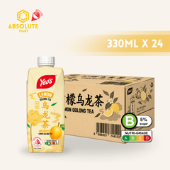 YEO'S Lemon Oolong Tea 330ML X 24 (TETRA) - ABSOLUTE MARTYEO'S Lemon Oolong Tea 330ML X 24 (TETRA)Flavoured & Milk Tea