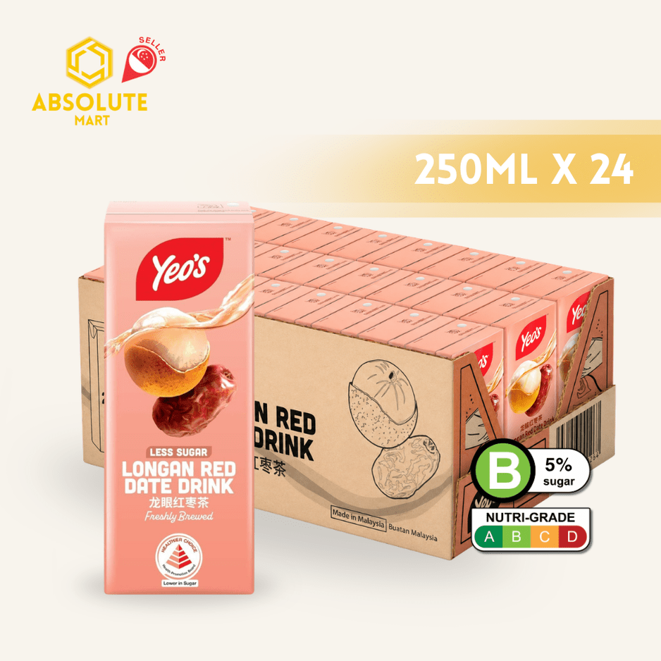 YEO'S Longan Red Date 250ML X 24 (TETRA) - ABSOLUTE MARTYEO'S Longan Red Date 250ML X 24 (TETRA)Flavoured & Milk Tea