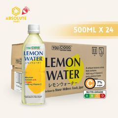YOU C1000 Lemon Isotonic Water 500ML X 24 (BOTTLE) - ABSOLUTE MARTYOU C1000 Lemon Isotonic Water 500ML X 24 (BOTTLE)Vitamin Water
