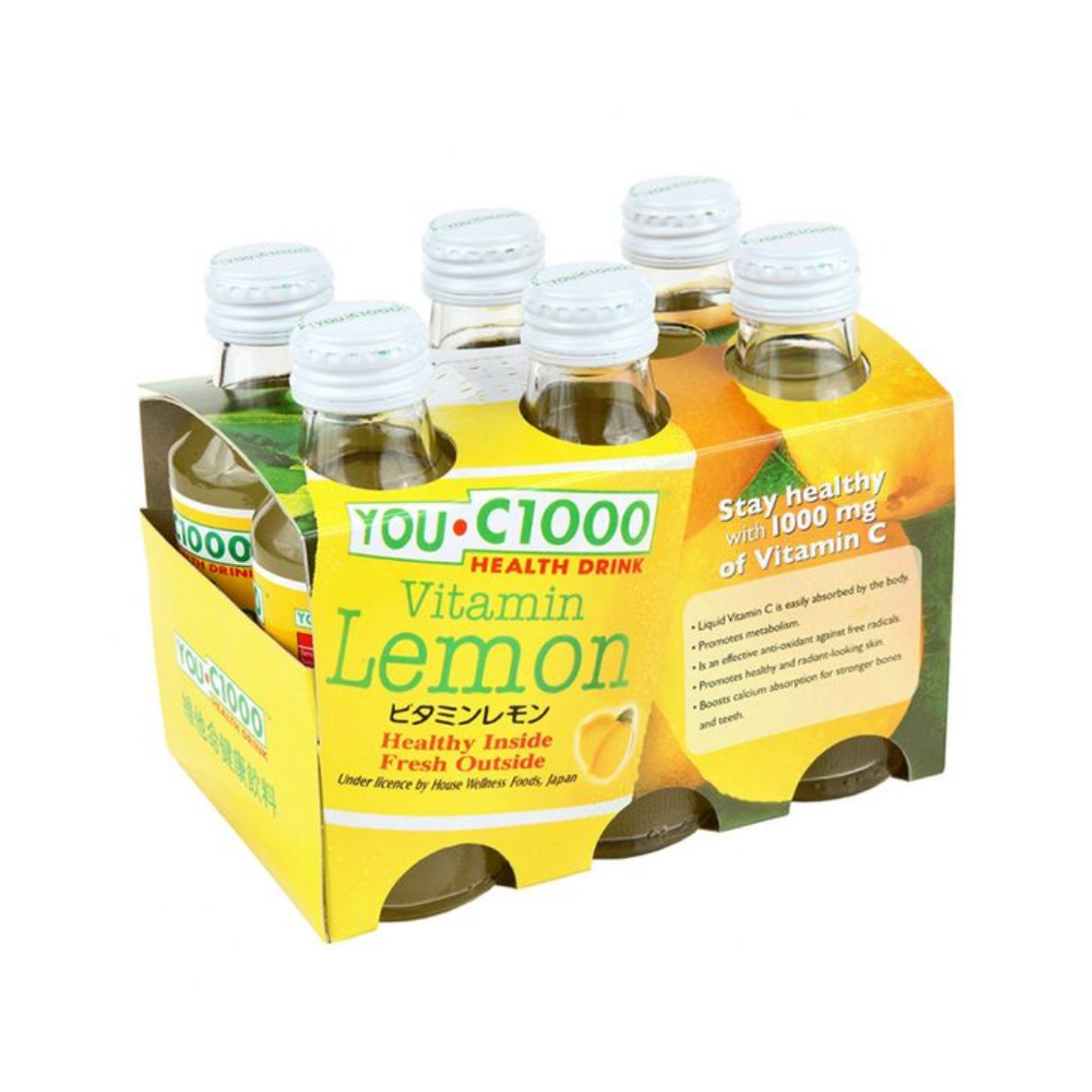 YOU C1000 Vitamin Lemon 140ML X 30 (GLASS) - ABSOLUTE MARTYOU C1000 Vitamin Lemon 140ML X 30 (GLASS)Vitamin Water