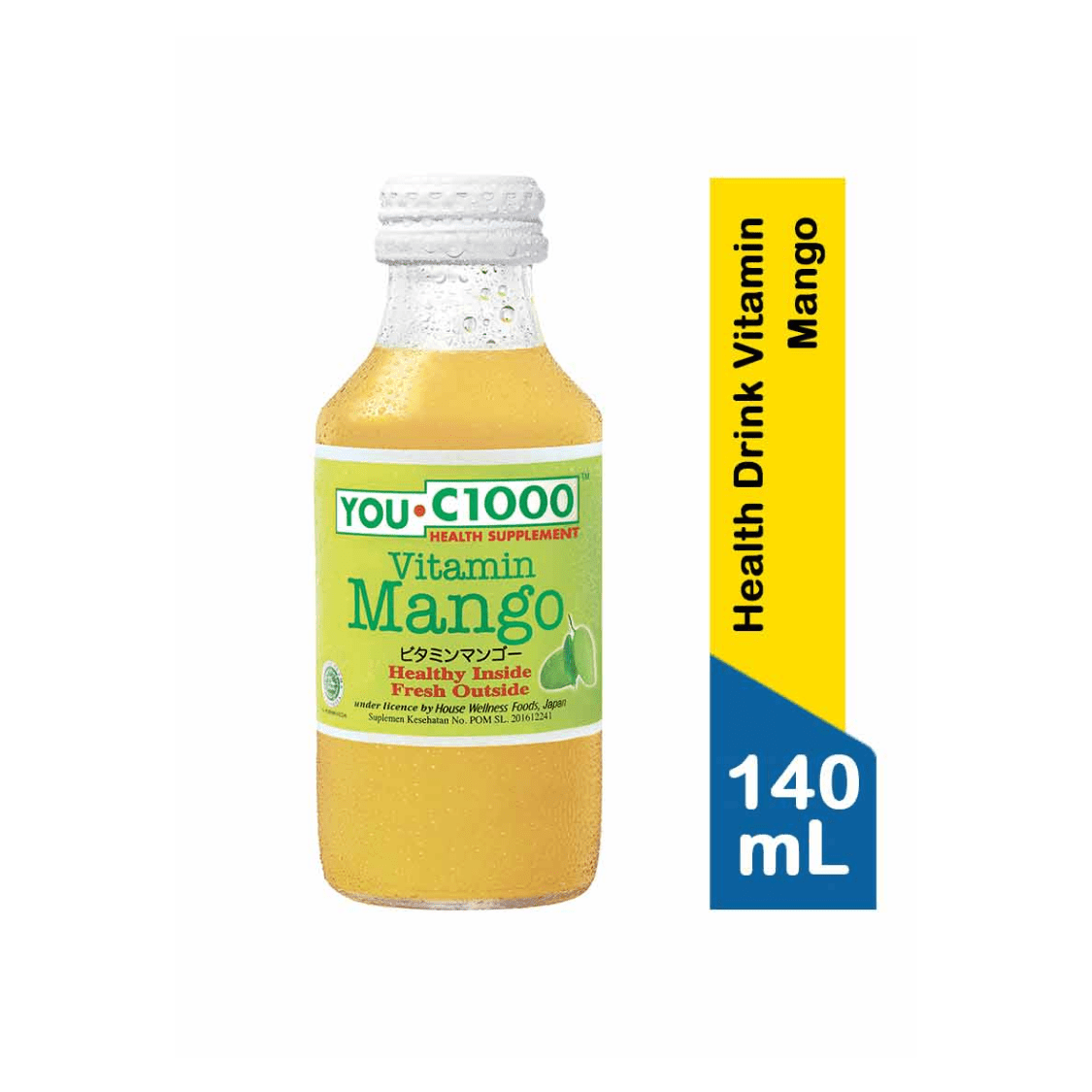 YOU C1000 Vitamin Mango 140ML X 30 (GLASS) - ABSOLUTE MARTYOU C1000 Vitamin Mango 140ML X 30 (GLASS)Vitamin Water